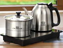 吉谷（K·KOU）智能全自動(dòng)上水恒溫電熱水壺茶臺茶具一體燒水壺泡茶壺煮茶壺自動(dòng)抽水電茶壺 1.2L 【不銹鋼砂光】沸點(diǎn)恒溫TC008 曬單實(shí)拍圖