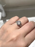 DR鉆戒1克拉莫桑鉆求婚戒指經(jīng)典純銀結婚送女友老婆情人節生日禮物 一克拉鉆戒-閉口(8-20號) 曬單實(shí)拍圖