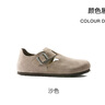 BIRKENSTOCK勃肯德國進(jìn)口男女款牛皮絨面革軟木London低幫休閑鞋 棕色窄版1010504 35 曬單實(shí)拍圖