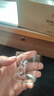 京東京造 玻璃杯 高硼硅泡茶水杯子家居品茗杯100ml六只裝 曬單實(shí)拍圖