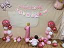 仕彩生日派對氣球裝飾定制背景墻兒童女寶寶周歲宴儀式感場(chǎng)景布置仙女 曬單實(shí)拍圖