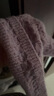 恒源祥圍巾女針織羊毛混紡純色毛線(xiàn)2025新款秋冬高級感保暖圍脖綠色LXF 灰紫色 含羊毛更保暖 曬單實(shí)拍圖