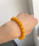 亞梵尼天然黃玉手串男士女士緬甸玉石手鏈女款緬黃散珠珠子生日禮物 【璽晶級】天然深玉化黃玉10mm 曬單實(shí)拍圖