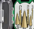 保聯(lián)六件套鋸齒寶塔鉆頭開(kāi)孔器金屬階梯鉆套裝合金不銹鋼萬(wàn)能打孔器 曬單實(shí)拍圖