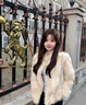 她芙（tafu）品牌女裝狐貍毛皮草外套女2025秋冬新款韓版氣質(zhì)皮毛一體毛毛大衣 圖片色 S 【105斤以?xún)取?曬單實(shí)拍圖