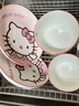 MARSICA三麗鷗美樂(lè )蒂碗碟套裝家用菜盤(pán)子可愛(ài)陶瓷高顏值餐具生日閨蜜禮物 【凱蒂貓】一人食禮盒裝 5件套 曬單實(shí)拍圖
