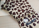 優(yōu)麗尚三麗鷗正版凱蒂貓豹紋圍巾女款2025新款秋冬韓系保暖學(xué)生針織圍脖 米色1條【hellokitty豹紋圍巾】 13歲以上-成人 曬單實(shí)拍圖