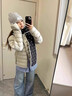 棉致排骨輕薄連帽棉服女冬季新款小個(gè)子休閑短款棉衣羽棉襖絨服外套 排骨服米灰色【高品質(zhì)】 M 105-120斤 曬單實(shí)拍圖