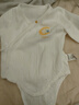 babylove嬰兒包屁衣春秋款三角哈衣爬服純棉新生兒連體衣居家打底睡衣 曬單實(shí)拍圖