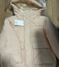 優(yōu)衣庫童裝男童女童高性能復合連帽外套/保暖厚衣服473309 01 乳白色 120 曬單實(shí)拍圖