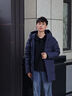 波司登（BOSIDENG）冬羽絨服男女情侶款90絨連帽百搭保暖冬季厚外套B250245560 藏青釉5A81 L 170/92A 體重約120-130斤 曬單實(shí)拍圖
