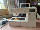 勝家（SINGER）HD6805W皓月白家用多功能電子縫紉機300種花樣線(xiàn)跡90W大功率 曬單實(shí)拍圖