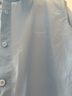 MO&Co.【C+系列】襯衫2025秋新品意大利工藝細支棉中性MBE3SHT010 冰灰藍色 S /160 曬單實(shí)拍圖