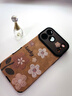 素洛適用蘋(píng)果17promax手機殼翻毛皮油畫(huà)小花iPhone16pro創(chuàng  )意簡(jiǎn)約帶掛繩15美拉德14高級感好看13保護套 大視窗棕翻毛皮-油畫(huà)小花+掛繩 iPhone 17 Pro Max 曬單實(shí)拍圖