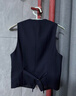 羅蒙西裝馬甲西服套裝男結婚伴郎團禮服商務(wù)休閑大碼工作服背心職業(yè)裝 LT8801黑色馬甲 L (170) 曬單實(shí)拍圖