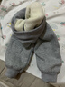 迪士尼（Disney）寶寶褲子加絨冬季2024新款洋氣嬰兒高腰褲秋冬保暖兒童長(cháng)褲加厚潮 灰色加絨 90 曬單實(shí)拍圖