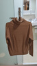優(yōu)衣庫女裝HEATTECH搖粒絨兩翻領(lǐng)套頭衫/長(cháng)袖高領(lǐng)470142 32 深米色 L /160/88A 曬單實(shí)拍圖