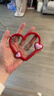 CASETIFY 【全新上市】心形手機腕帶 適用于iPhone全系列手機配件 多功能手機掛環(huán)腕帶 浪漫紅 曬單實(shí)拍圖