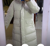 優(yōu)衣庫女裝高級保暖羽絨長(cháng)大衣/外套夾克25秋冬新款481014 01 乳白色 S /155/80A 曬單實(shí)拍圖