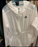 北面（The North Face）防曬衣女皮膚衣防風(fēng)夾克戶(hù)外UPF薄風(fēng)衣舒適春季上新7WCA LA9/白色 L 曬單實(shí)拍圖