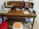 羋迪學(xué)習桌書(shū)桌椅實(shí)木書(shū)桌手動(dòng)升降桌中學(xué)生書(shū)桌臥室家用簡(jiǎn)約電腦桌 胡桃色單桌【甄選實(shí)木】 120*60*110cm【現貨速發(fā)】 曬單實(shí)拍圖