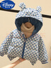 迪士尼（Disney）新國標童裝兒童羽絨服男童秋冬白鴨絨外套寶寶嬰兒洋氣小童冬裝 藍色 白鴨絨 90cm 曬單實(shí)拍圖