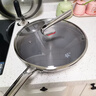 蘇泊爾（SUPOR）100%純鈦炒鍋無(wú)涂層不粘鍋 抗菌炒菜鍋輕量鈦鍋 電磁爐燃氣灶通用 100%純鈦 CC32T1 32cm 曬單實(shí)拍圖