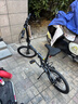喜德盛折疊自行車(chē)W5超輕便攜X6鋁合金車(chē)架6速變速 深空灰 20英寸 曬單實(shí)拍圖