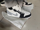 耐克（NIKE）男鞋Air Jordan 1 LOW AJ1白灰黑男子潮流低幫休閑運動(dòng)鞋 IO2242-101 44 曬單實(shí)拍圖