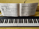 特倫斯電子琴88鍵折疊琴成人兒童初學(xué)電鋼鍵盤(pán)教學(xué)樂(lè )器V10家用便攜鋼琴 典雅黑+原裝琴包 曬單實(shí)拍圖