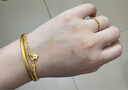 中銀億金爆閃蹦迪珠星星黃金手鏈女足金轉運珠手串生日情人節禮物送女友 蹦迪珠星星手串 金重約4.2g 曬單實(shí)拍圖