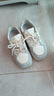 環(huán)球厚底增高小白鞋女2025秋冬新可愛(ài)小貓運動(dòng)學(xué)生休閑板鞋 米藍 37 曬單實(shí)拍圖