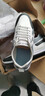 2025新款男百搭運動(dòng)阿甘鞋男士潮流一腳蹬防滑皮面休閑鞋jy 白色 43 曬單實(shí)拍圖