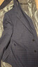 布克兄弟（BrooksBrothers）男士秋冬新款綿羊毛暗格紋質(zhì)感西裝 4004-藏青色 S 40SH 曬單實(shí)拍圖