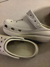 卡駱馳（crocs）經(jīng)典泡芙Clog男女一腳蹬懶人沙灘鞋 CR207521-2Y2 35 曬單實(shí)拍圖