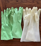 美麗雅手套洗碗加絨乳膠1雙均碼49cm加長(cháng)冬季保暖耐磨家務(wù)廚房洗衣服 曬單實(shí)拍圖