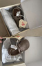 奇諾鼠【官方正品】?jì)和闲瑢W(xué)步鞋美拉德風(fēng)牛反絨軟底防滑男女寶寶鞋 卡其 【單里】 25 碼(適合腳長(cháng)14.6-15.0cm) 曬單實(shí)拍圖