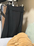 ELAND衣戀半身裙女EEWHE4TE01 黑色 165 曬單實(shí)拍圖
