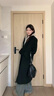 LIZONGXI赫本風(fēng)黑色西裝毛呢外套女2025秋冬季新款小個(gè)子加厚正肩呢子大衣 黑色【羽絨內膽】 M 【101-110斤】 曬單實(shí)拍圖