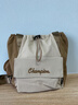 Champion冠軍雙肩包25秋季新款子母包女手提單肩托特包大容量抽繩 卡其色 曬單實(shí)拍圖