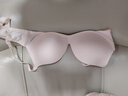 黛安芬/Triumph簡(jiǎn)約無(wú)痕內衣女透氣無(wú)鋼圈小胸聚攏文胸E002525 嫩粉色-AL 75B 曬單實(shí)拍圖
