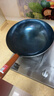 章丘鐵鍋舌尖上的中國手工鍛打物理不粘鍋熟鐵炒鍋無(wú)涂層鐵鍋34cm 曬單實(shí)拍圖