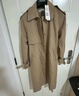 百圖betu女裝秋季新款風(fēng)衣小眾氣質(zhì)款中長(cháng)款時(shí)髦風(fēng)衣女2308T58 卡其 L 曬單實(shí)拍圖
