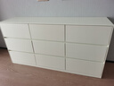 源氏木語(yǔ)實(shí)木斗柜現代簡(jiǎn)約橡膠木收納儲物柜白色奶油風(fēng)臥室斗櫥多層抽屜柜 【6】1.5米九斗柜(1500*400*750mm) 整裝 曬單實(shí)拍圖
