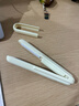 夏新（Amoi）無(wú)線(xiàn)直板夾不傷發(fā)負離子卷發(fā)棒便攜卷發(fā)神器直卷兩用玉米燙小夾板 象牙黃 【旗艦版-2億負離子】 曬單實(shí)拍圖