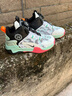 品牌斷碼兒童籃球鞋2025新款男童旋轉紐扣運動(dòng)鞋中大童網(wǎng)面跑步鞋 NK9188白月 31 曬單實(shí)拍圖