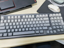 達爾優(yōu)（dareu）A98專(zhuān)業(yè)版98配列無(wú)線(xiàn)三模機械游戲鍵盤(pán)RGB客制化Gasket結構8000mA天空軸V3-白煙青側刻 曬單實(shí)拍圖
