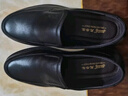 老爺車(chē)（WECKER）高檔皮鞋男真皮商務(wù)休閑軟皮中老年爸爸鞋子男一腳蹬牛皮正裝男鞋 LYCB6103黑色 42 曬單實(shí)拍圖