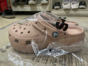 卡駱馳（CROCS）經(jīng)典云朵Clog洞洞鞋時(shí)尚百搭女鞋拖鞋206750-7AF 棕色 37 曬單實(shí)拍圖