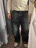 美特斯邦威牛仔褲男新款寬松直筒褲子男潮流休閑闊腿長(cháng)褲 曬單實(shí)拍圖